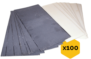 100 x Plastic Foundation Sheet - Langstroth Full Depth Bundle