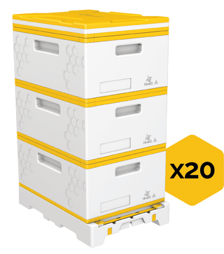 20 Kit Bundle - Three Storey Beehive